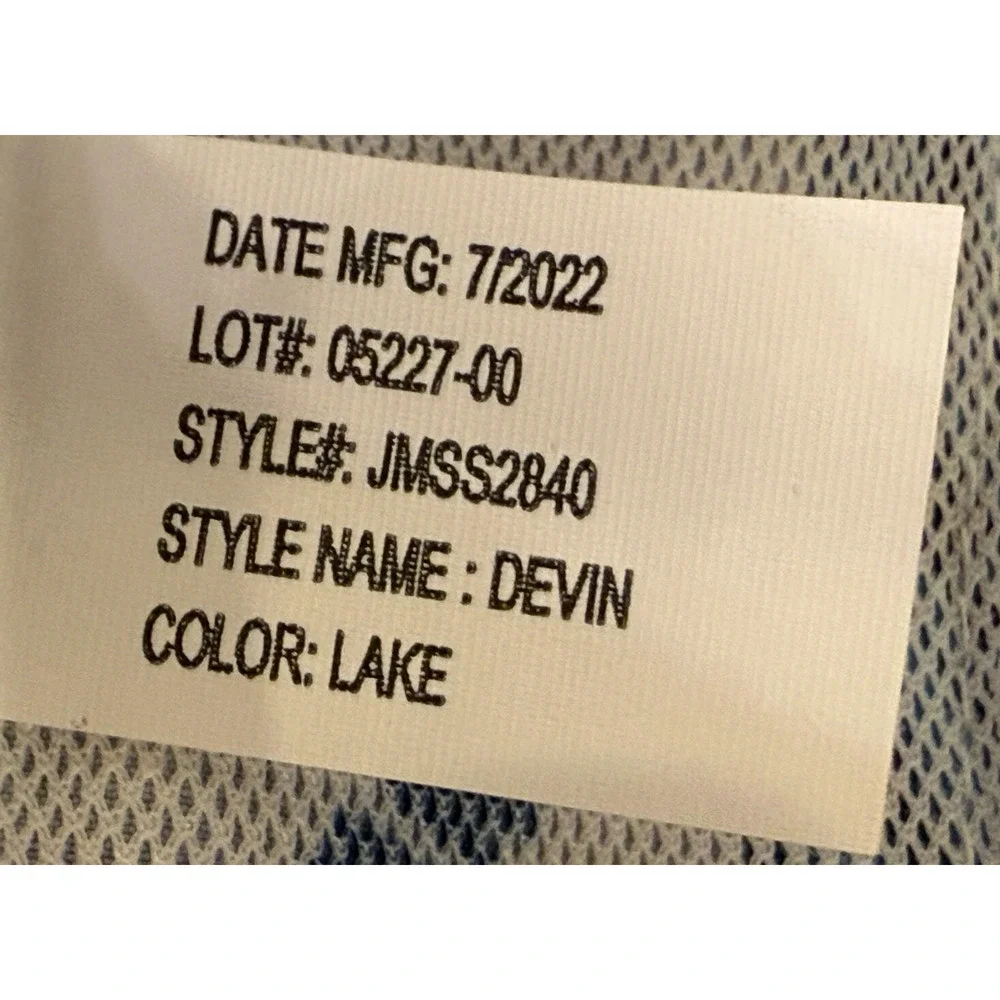 NWT JOHNNIE-O LAKE BLUE DEVIN PRINTED 7